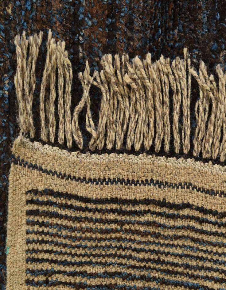 Detail image of 5' 5 x 8' 2  Hand Knotted Moroccan Wool Rug