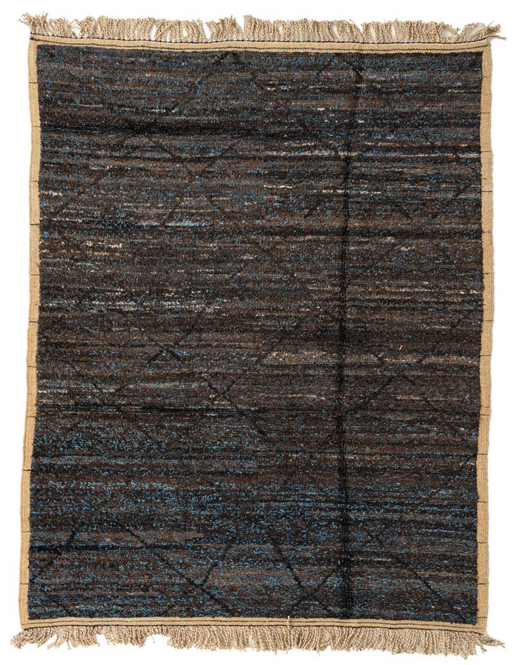 Detail image of 5' 5 x 8' 2 Hand Knotted Moroccan Wool Rug