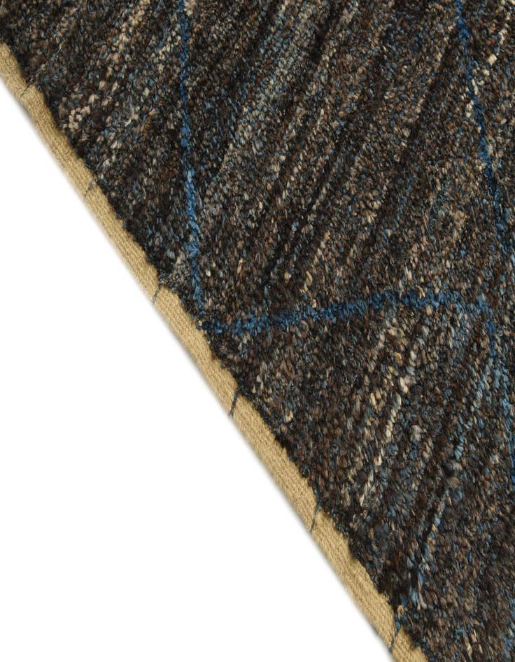 Detail image of 6' 2 x 9' 3  Hand Knotted Moroccan Wool Rug