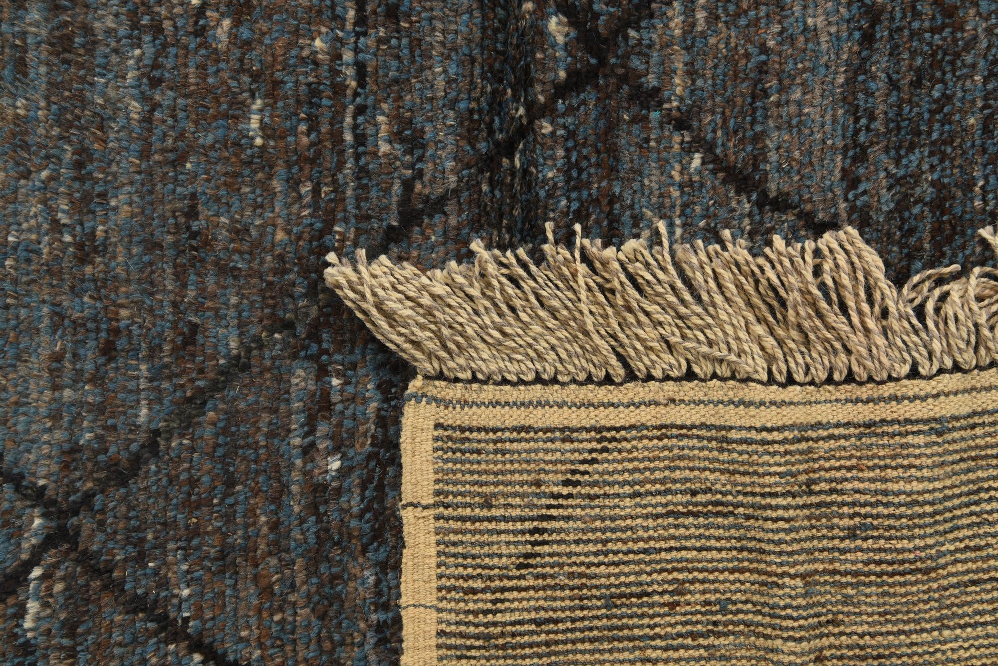 5' x 8' 5 Hand Knotted Moroccan Wool Rug