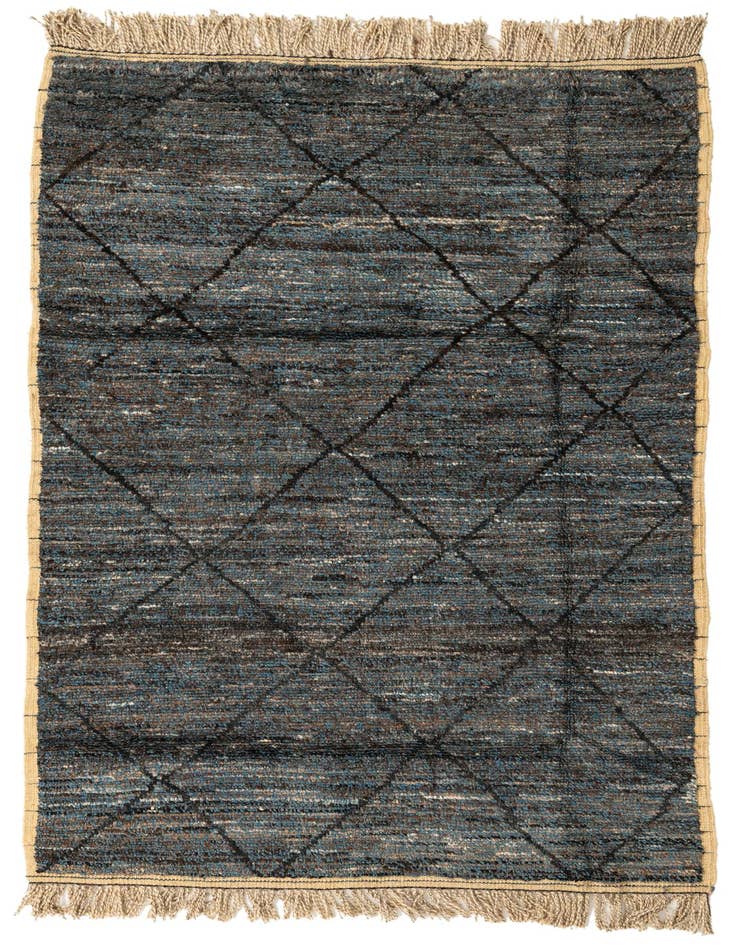 Detail image of 5' x 8' 5 Hand Knotted Moroccan Wool Rug