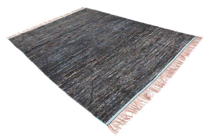 7' 7 x 10' 5 Hand Knotted Moroccan Wool Rug