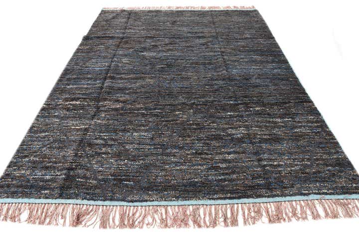 7' 7 x 10' 5 Hand Knotted Moroccan Wool Rug