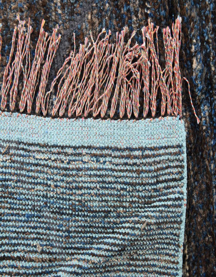 Detail image of 7' 7 x 10' 5  Hand Knotted Moroccan Wool Rug