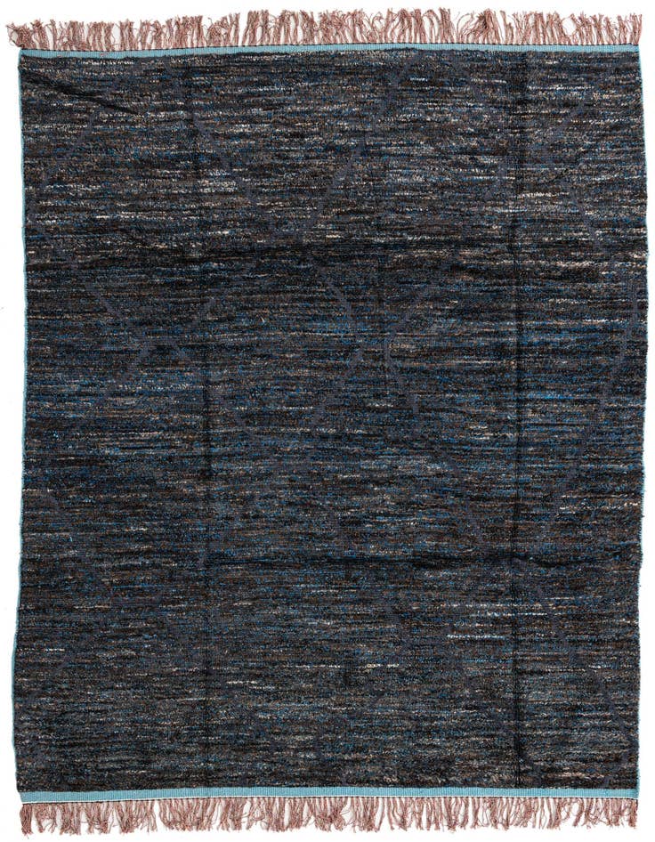 Detail image of 7' 7 x 10' 5 Hand Knotted Moroccan Wool Rug
