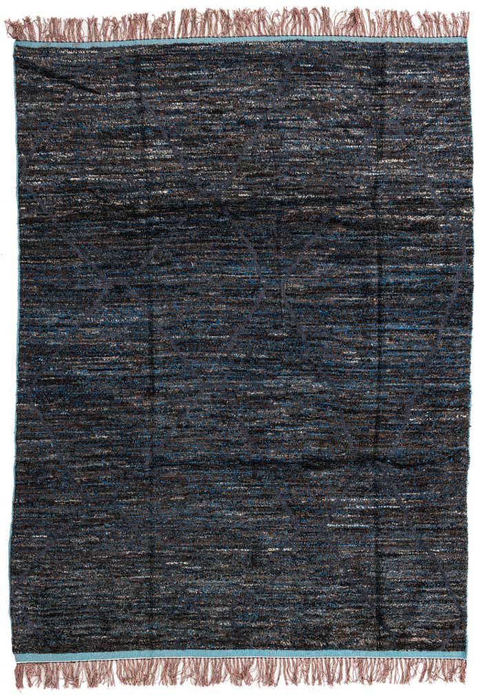 7' 7 x 10' 5 Hand Knotted Moroccan Wool Rug