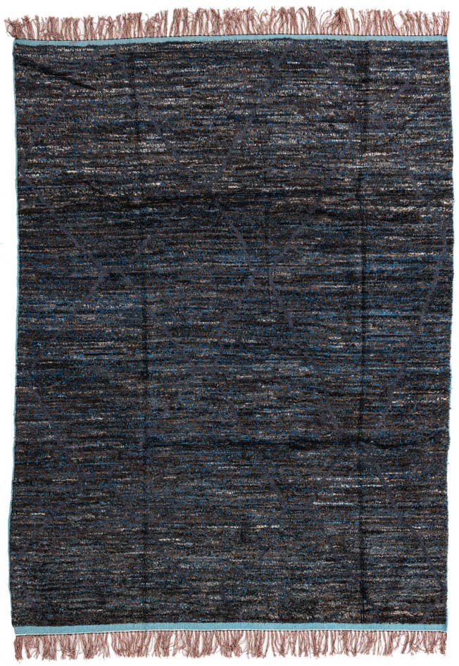 Detail image of 7' 7 x 10' 5 Hand Knotted Moroccan Wool Rug
