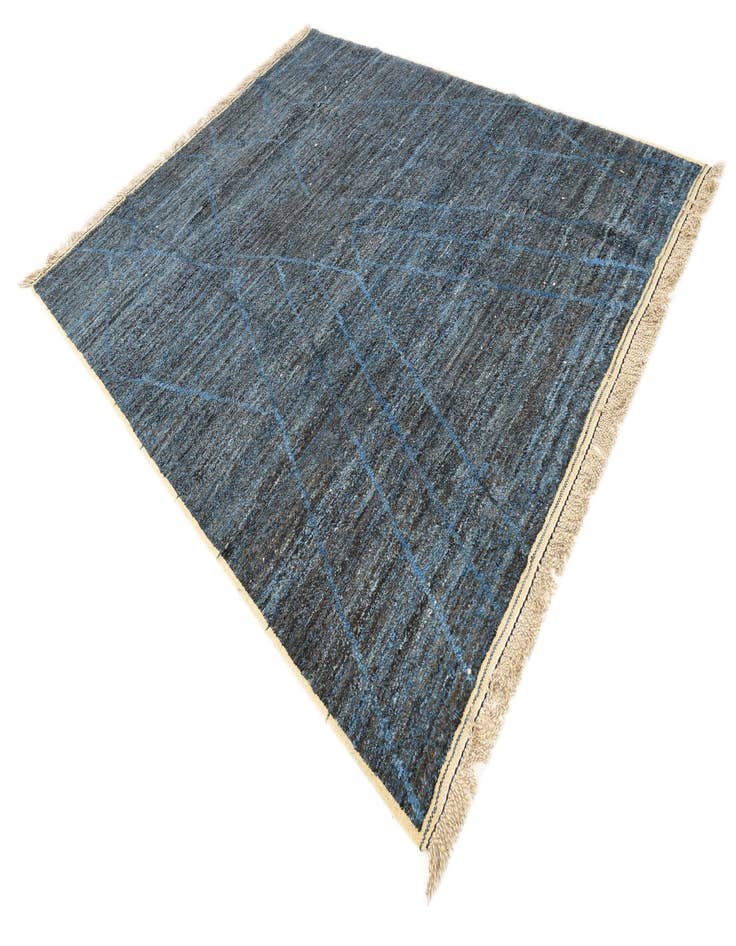 Detail image of 8' 2 x 10' 5 Hand Knotted Moroccan Wool Rug