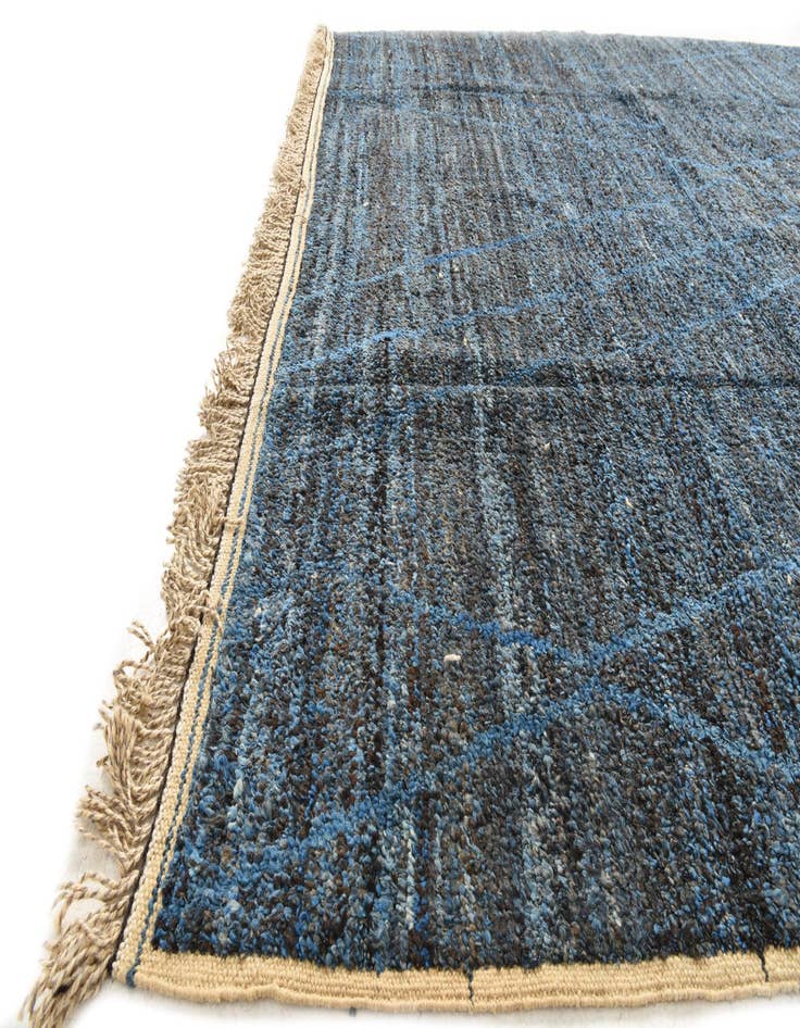 Detail image of 8' 2 x 10' 5 Hand Knotted Moroccan Wool Rug