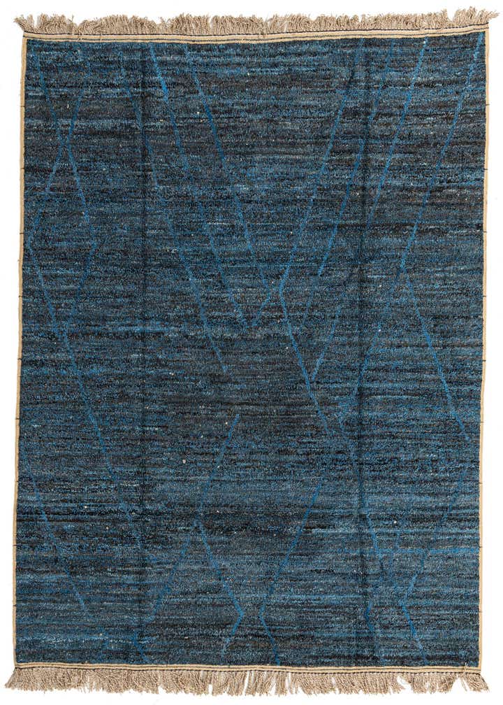 8' 2 x 10' 5 Hand Knotted Moroccan Wool Rug
