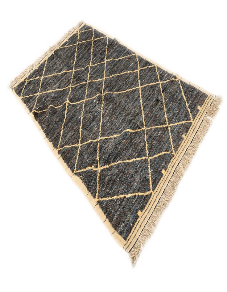 Detail image of 5' x 8' 3  Hand Knotted Moroccan Wool Rug