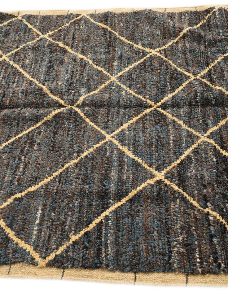 Detail image of 5' x 8' 3  Hand Knotted Moroccan Wool Rug
