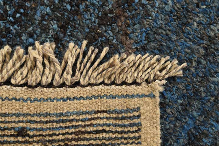 6' 4 x 9' 3 Hand Knotted Moroccan Wool Rug