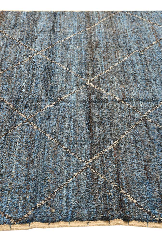 6' 4 x 9' 6 Hand Knotted Moroccan Wool Rug