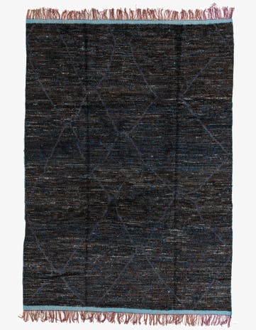 8' 11 x 12' 6 Hand Knotted Moroccan Wool Rug