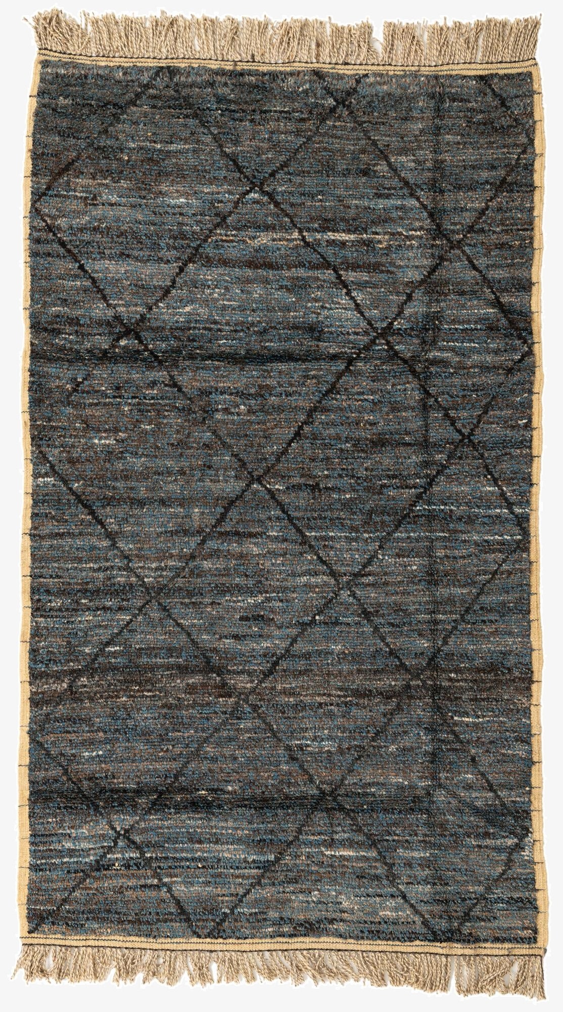 5' x 8' 5  Hand Knotted Moroccan Wool Rug
