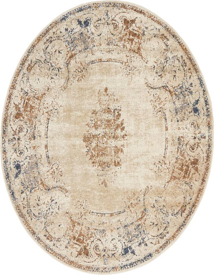 Detail image of 4' x 4' Villa Round Rug