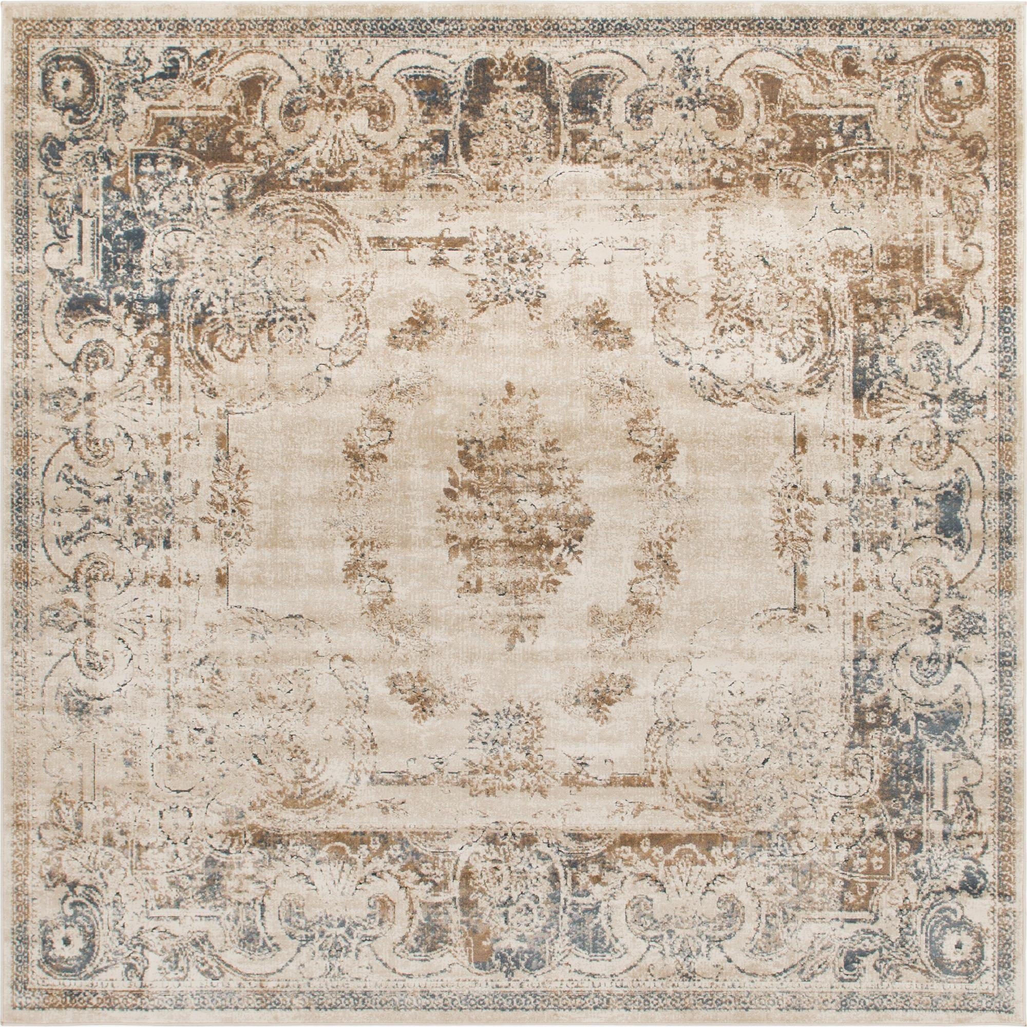 7' x 7' Villa Square Rug