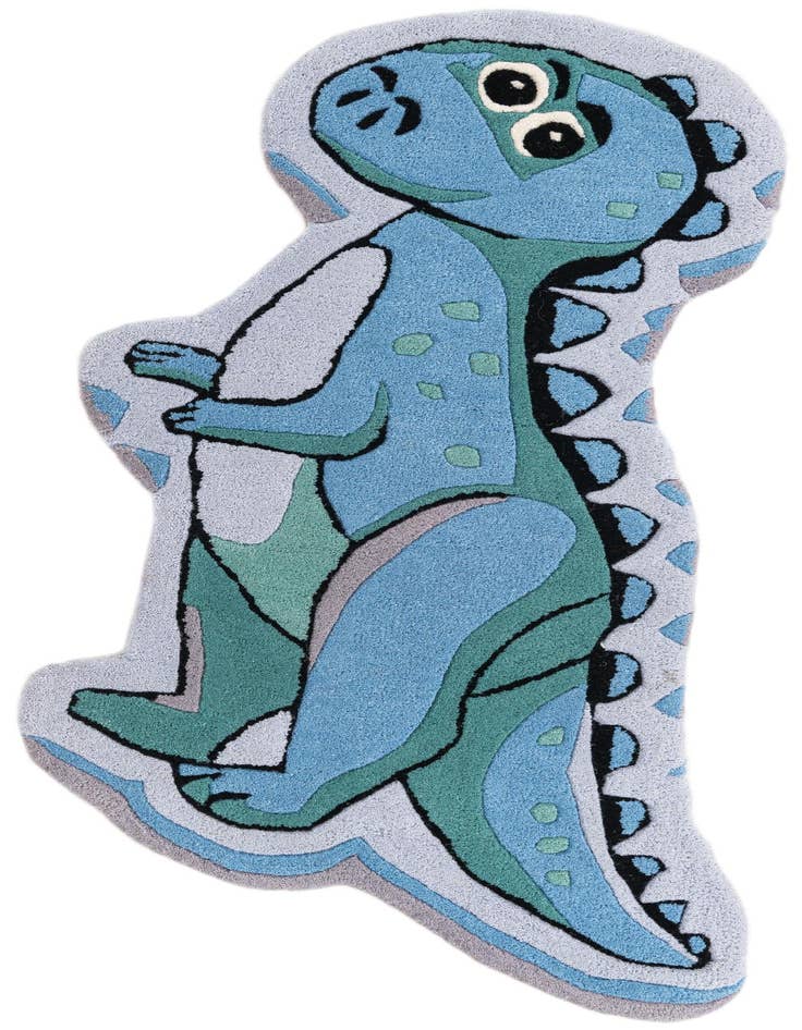 Detail image of 1' 7 x 3' 7 Playtime Kids Wool Freeform Rug