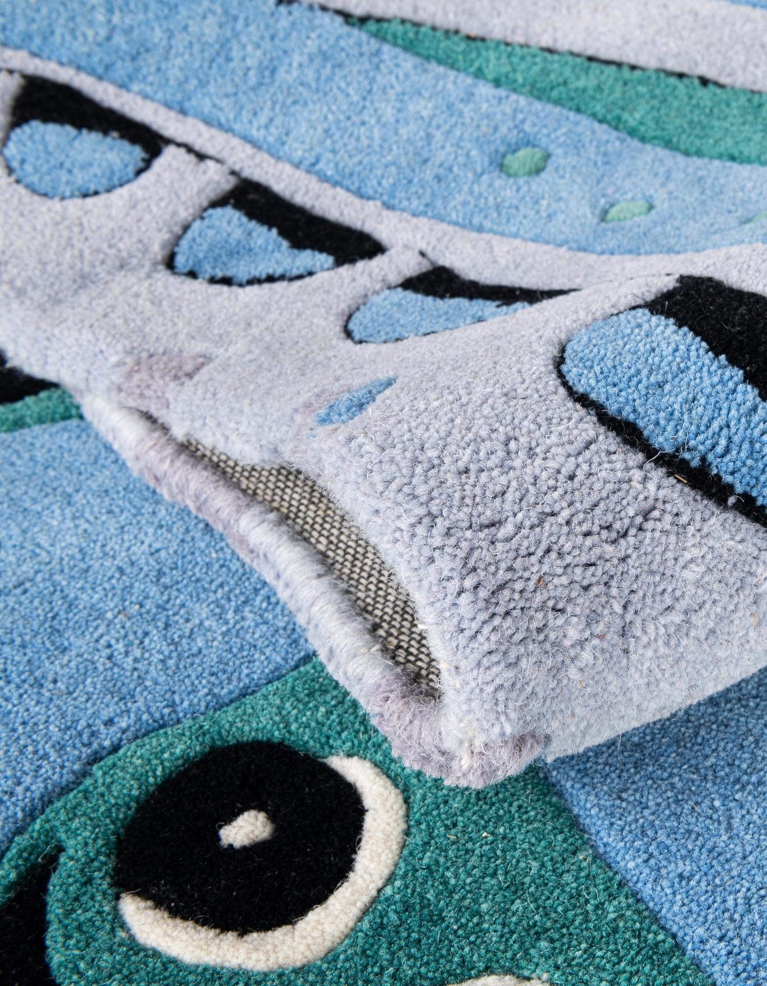 5' 1 x 5' 1 Playtime Kids Wool Freeform Rug
