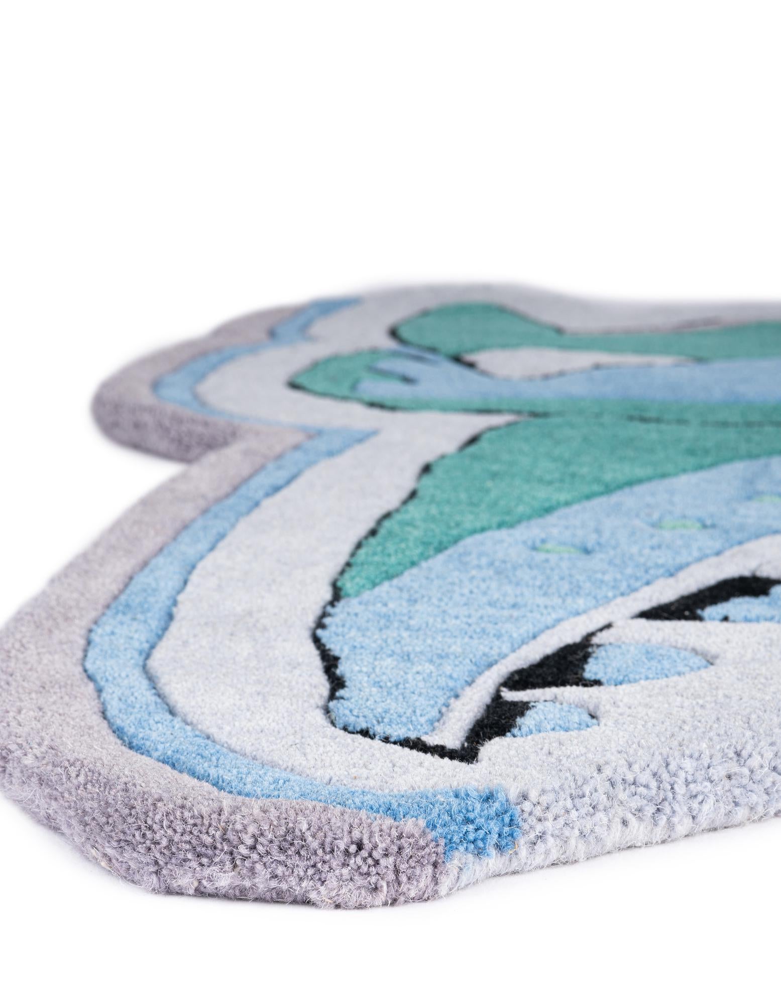 5' 1 x 5' 1 Playtime Kids Wool Freeform Rug