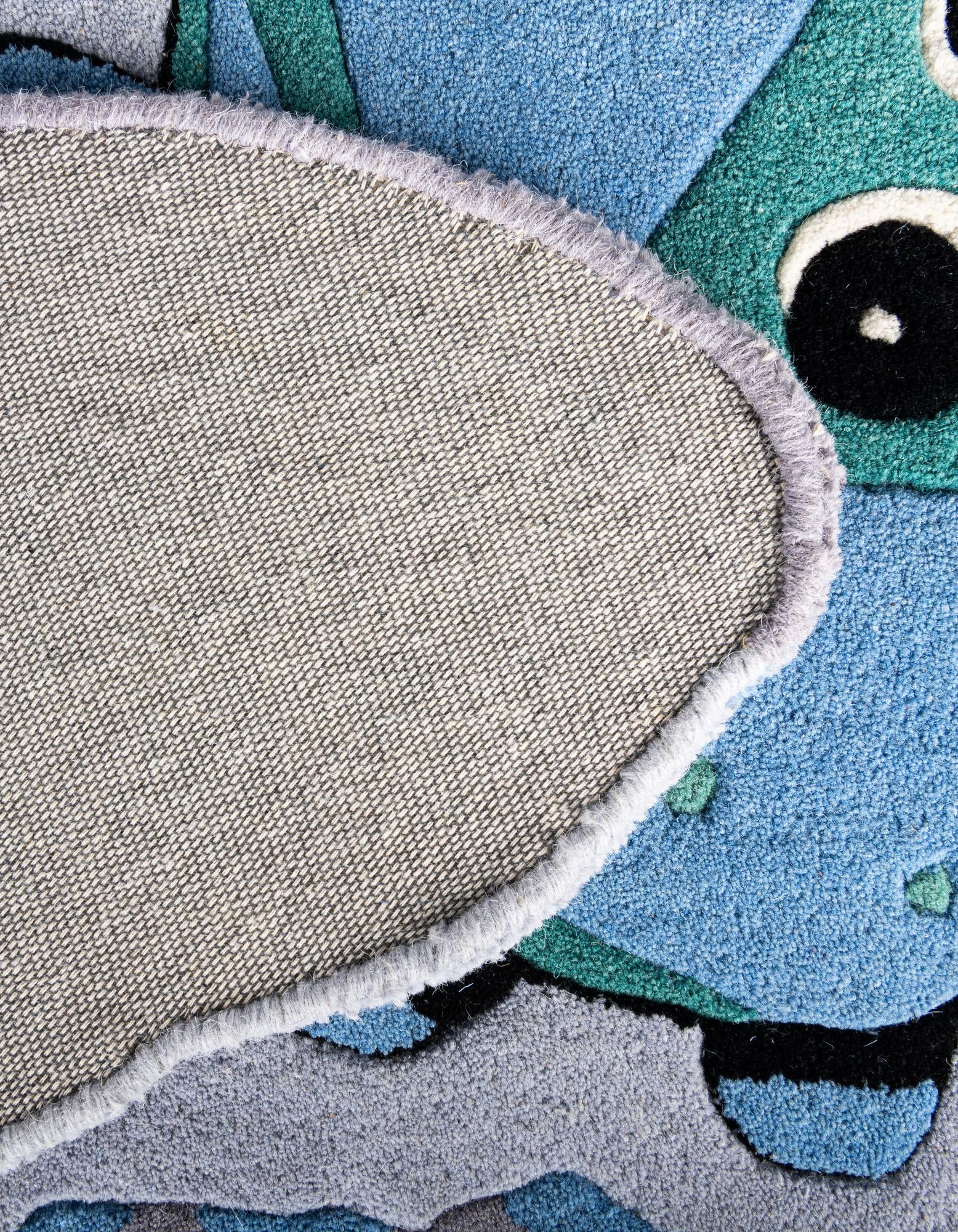 5' 1 x 5' 1 Playtime Kids Wool Freeform Rug