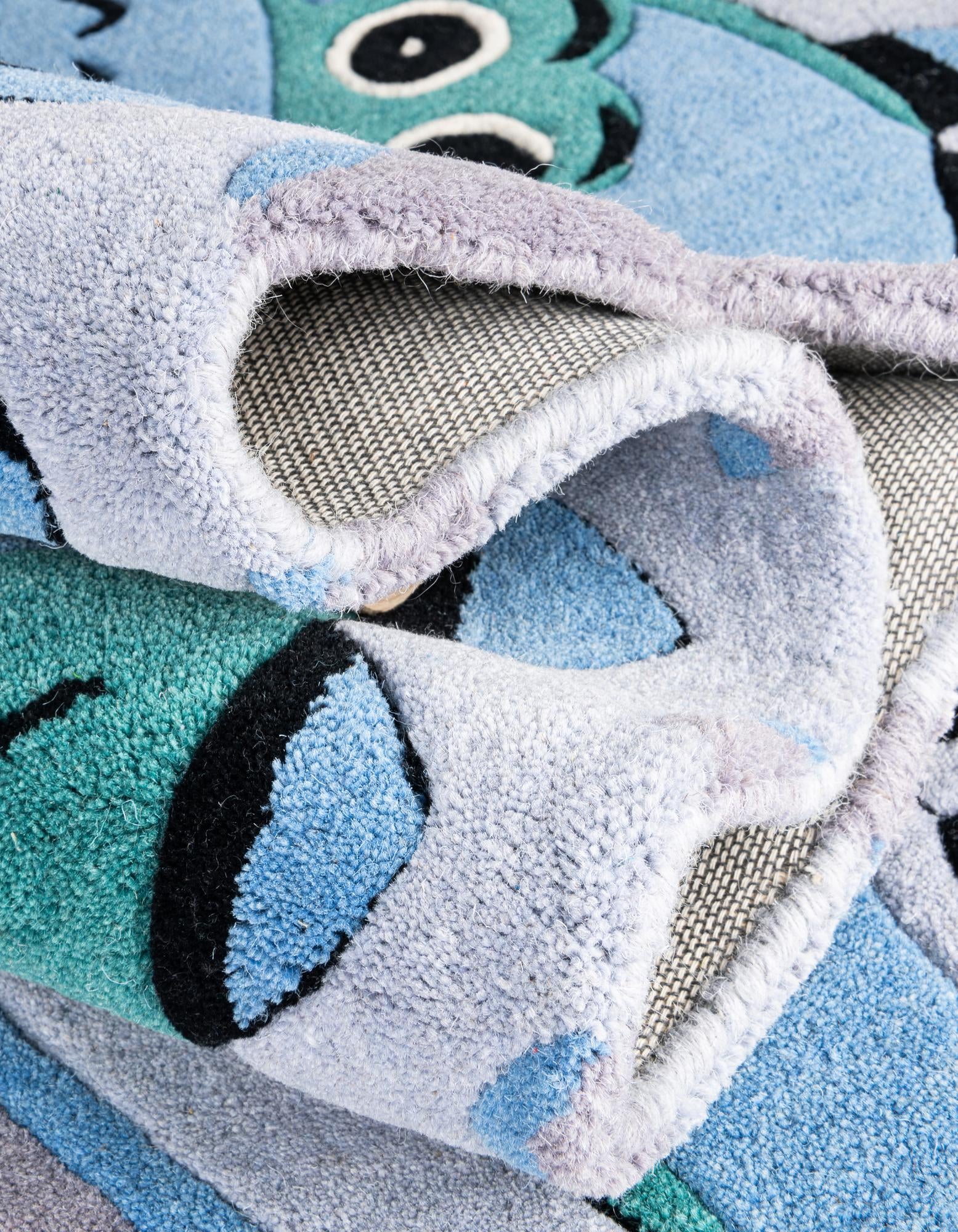 5' 1 x 5' 1 Playtime Kids Wool Freeform Rug