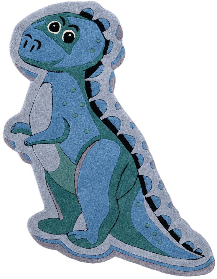 Detail image of 5' 1 x 5' 1 Playtime Kids Wool Freeform Rug