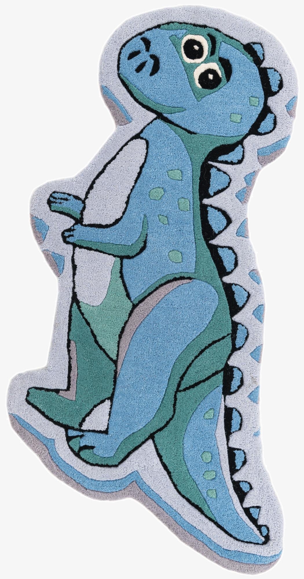 1' 7 x 3' 7 Playtime Kids Wool Freeform Rug