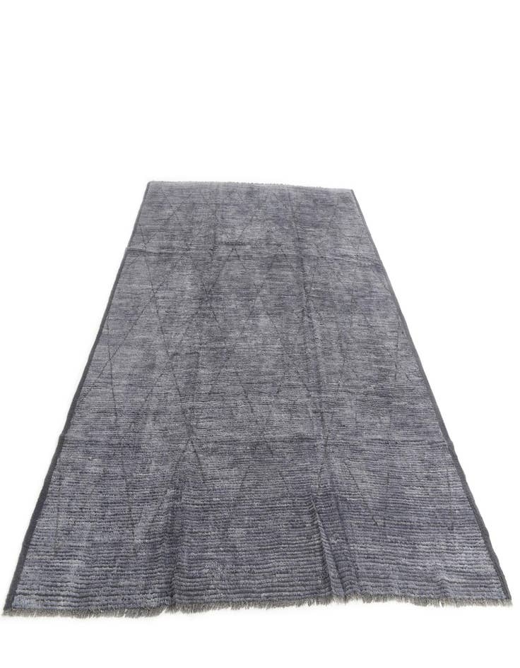 Detail image of 8' 1 x 10' Hand Knotted Moroccan Wool Rug