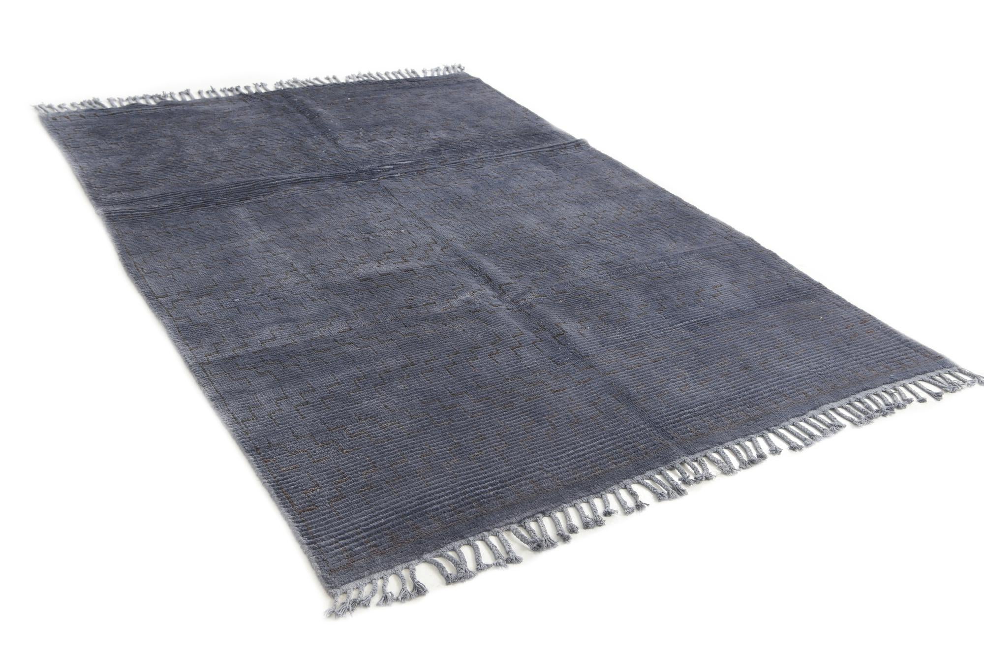 5' 5 x 7' 9 Hand Knotted Moroccan Wool Rug