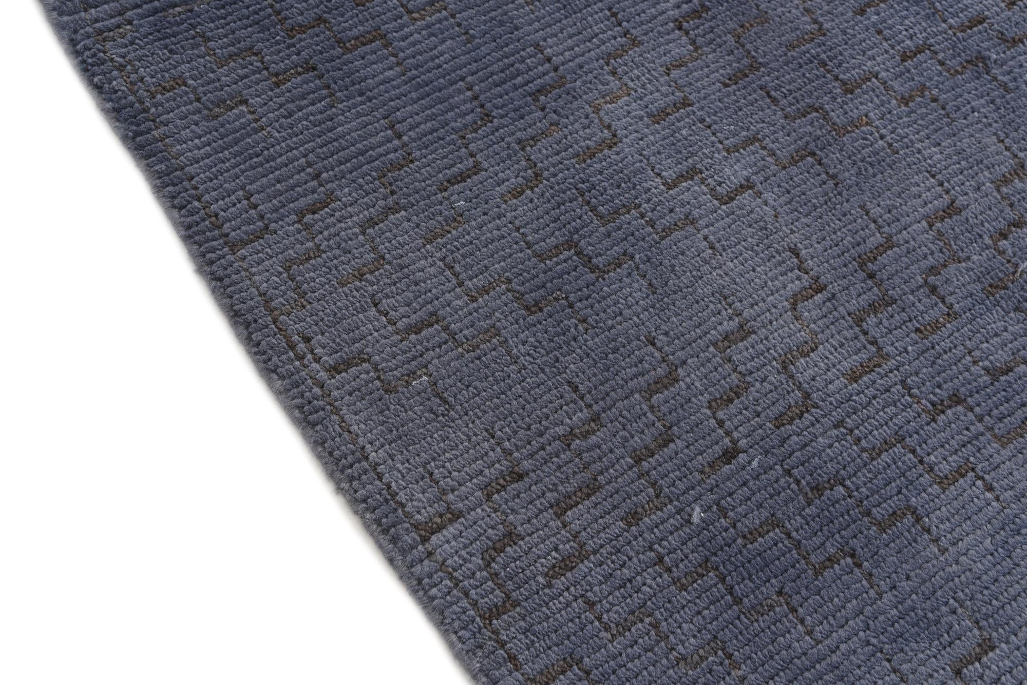 5' 5 x 7' 9 Hand Knotted Moroccan Wool Rug