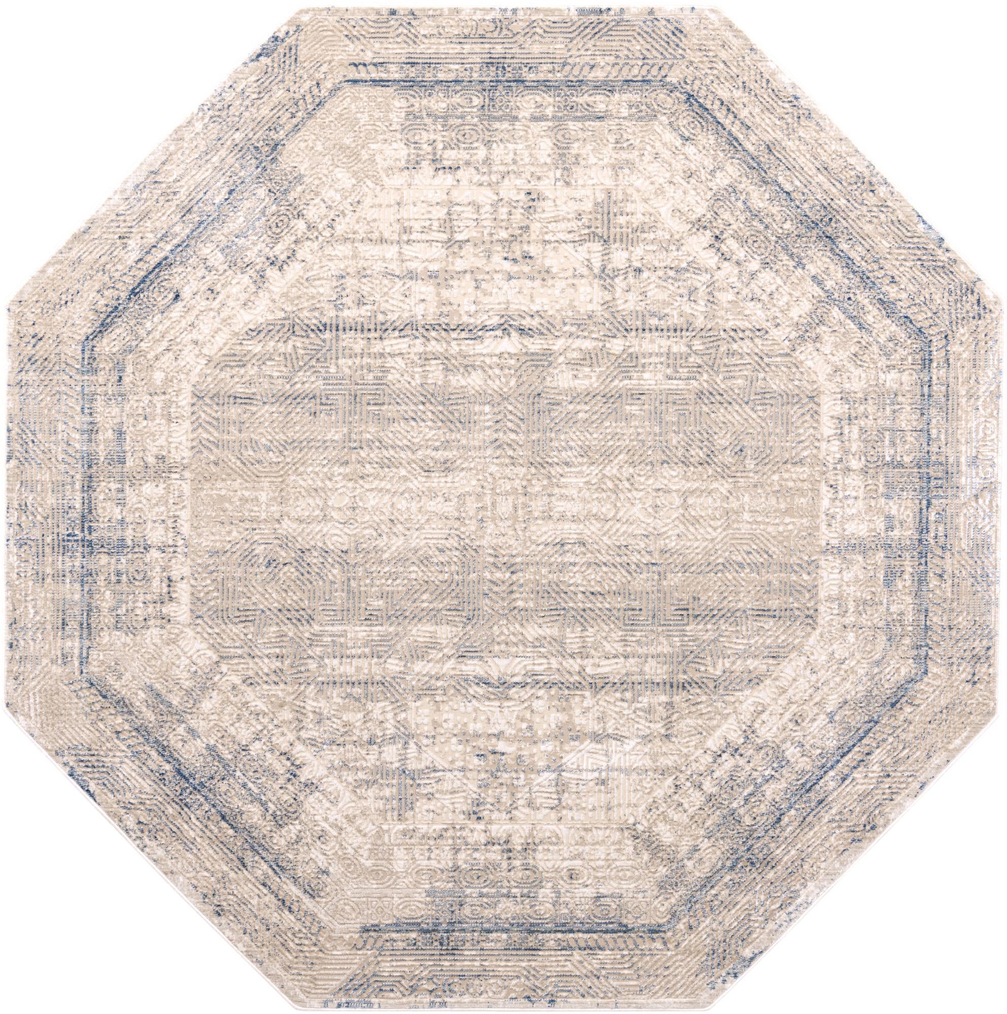 7' 10 x 7' 10 Deepa Octagon Rug