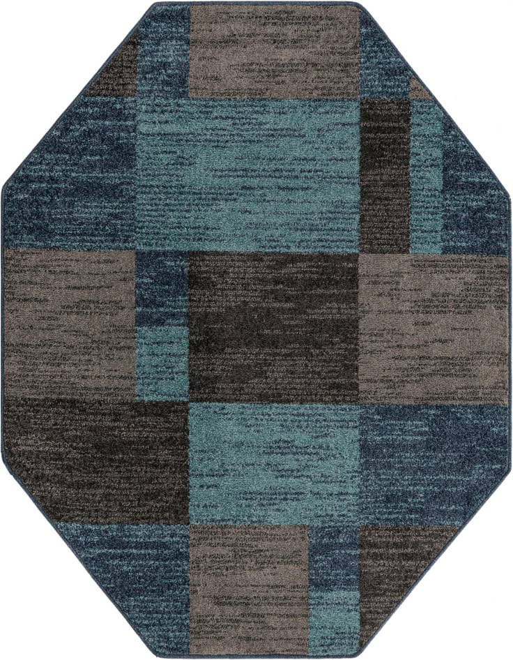 Detail image of 5' 3 x 5' 3 Equinox Octagon Rug