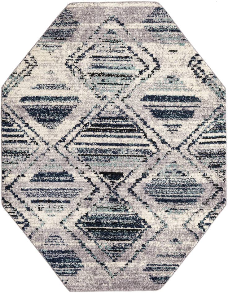 Detail image of 7' 10 x 7' 10 Tagine Octagon Rug