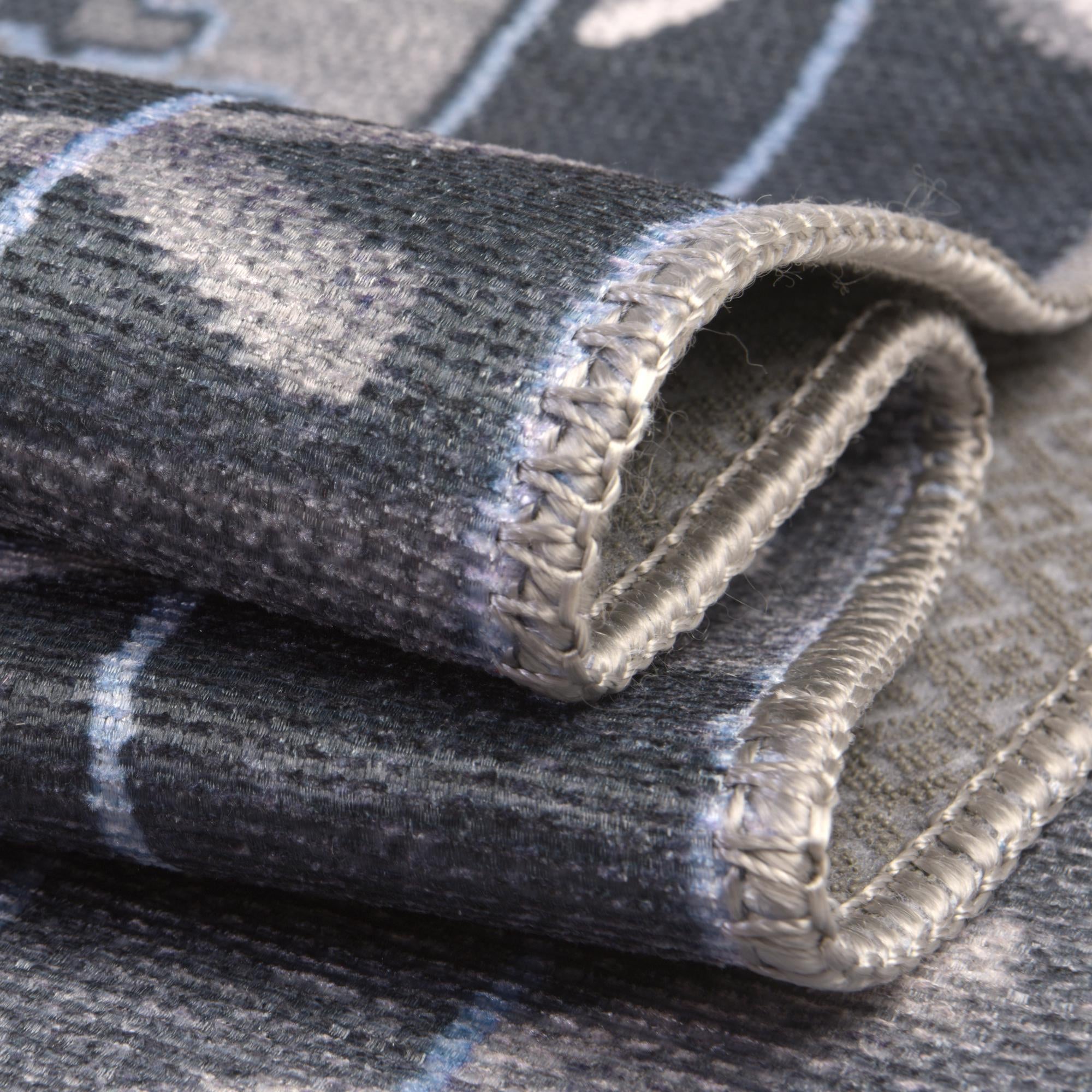 7' 6 x 7' 6 Washable Timeless Octagon Rug