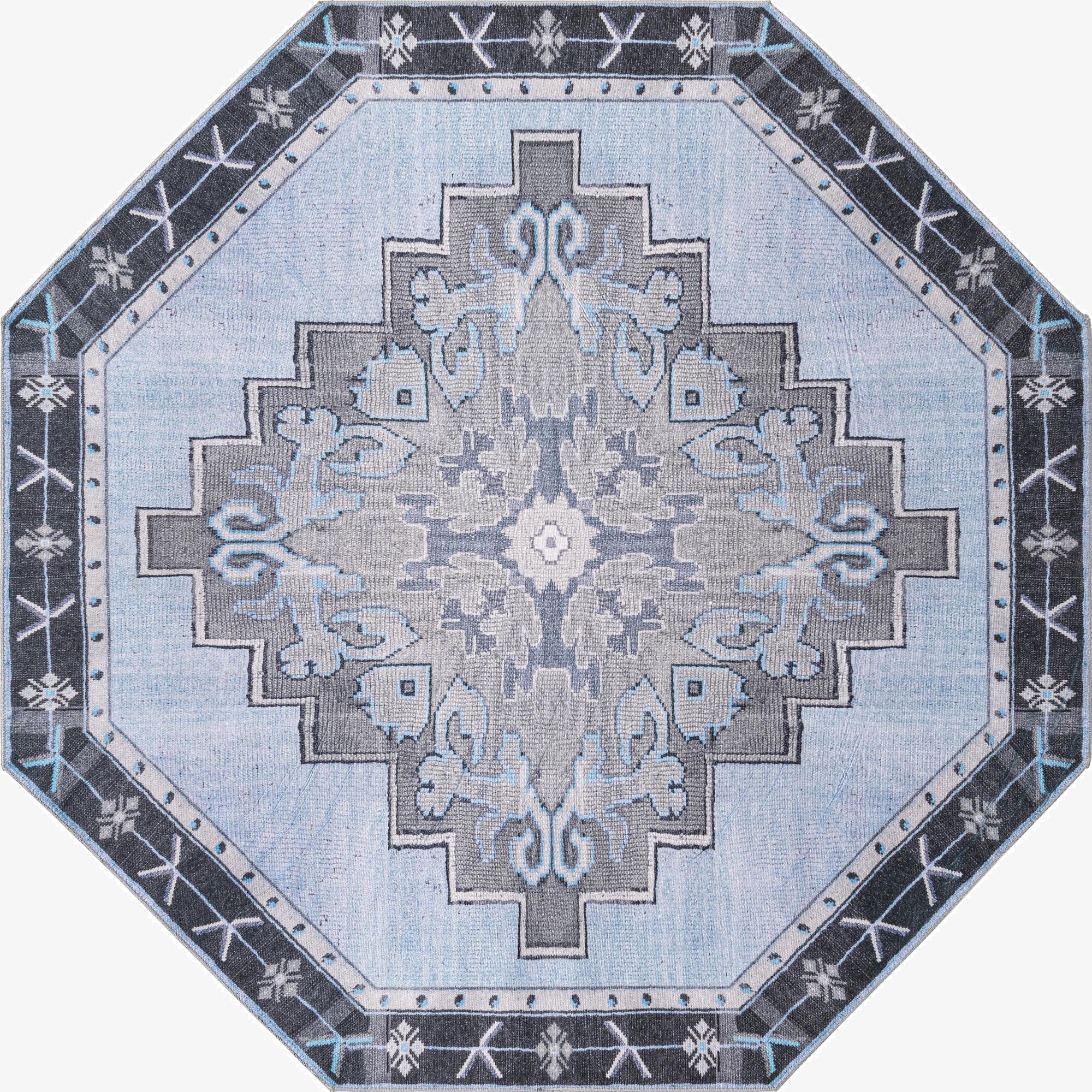 7' 6 x 7' 6 Timeless Octagon Rug