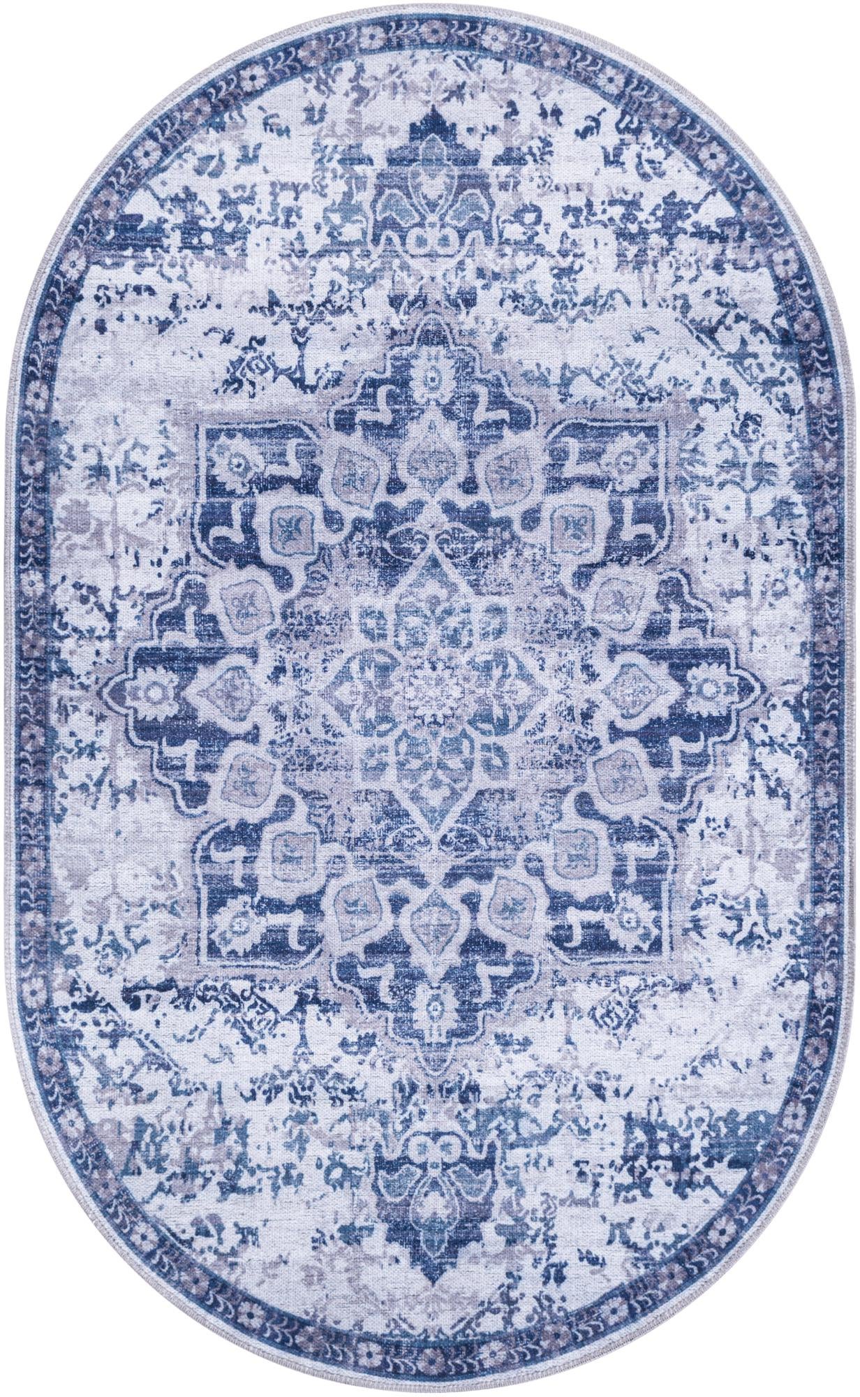 3' 3 x 5' 3 Washable Francesca Oval Rug