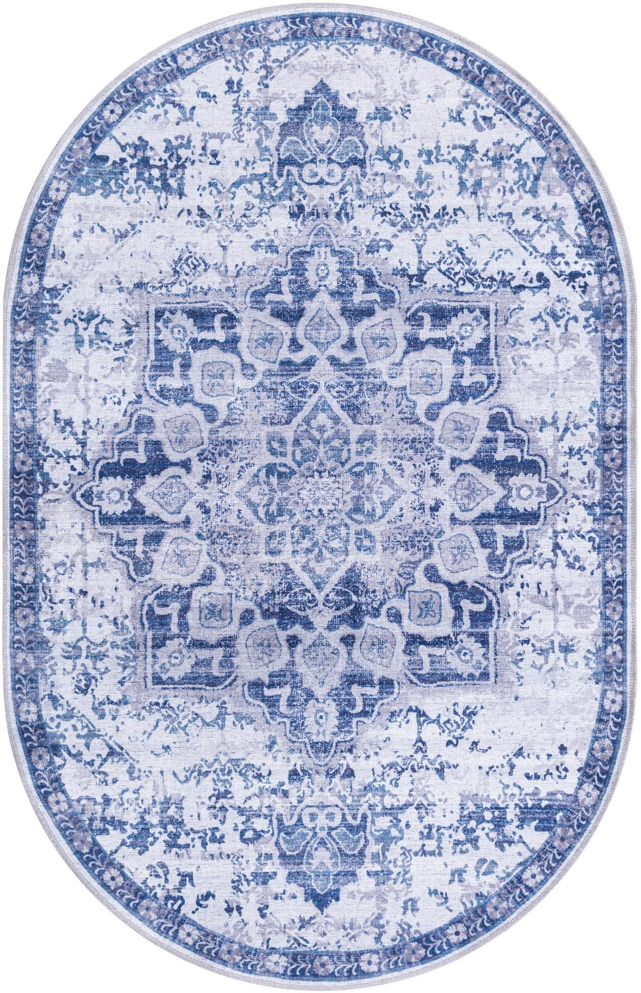 4' x 6' Washable Renaissance Oval Rug