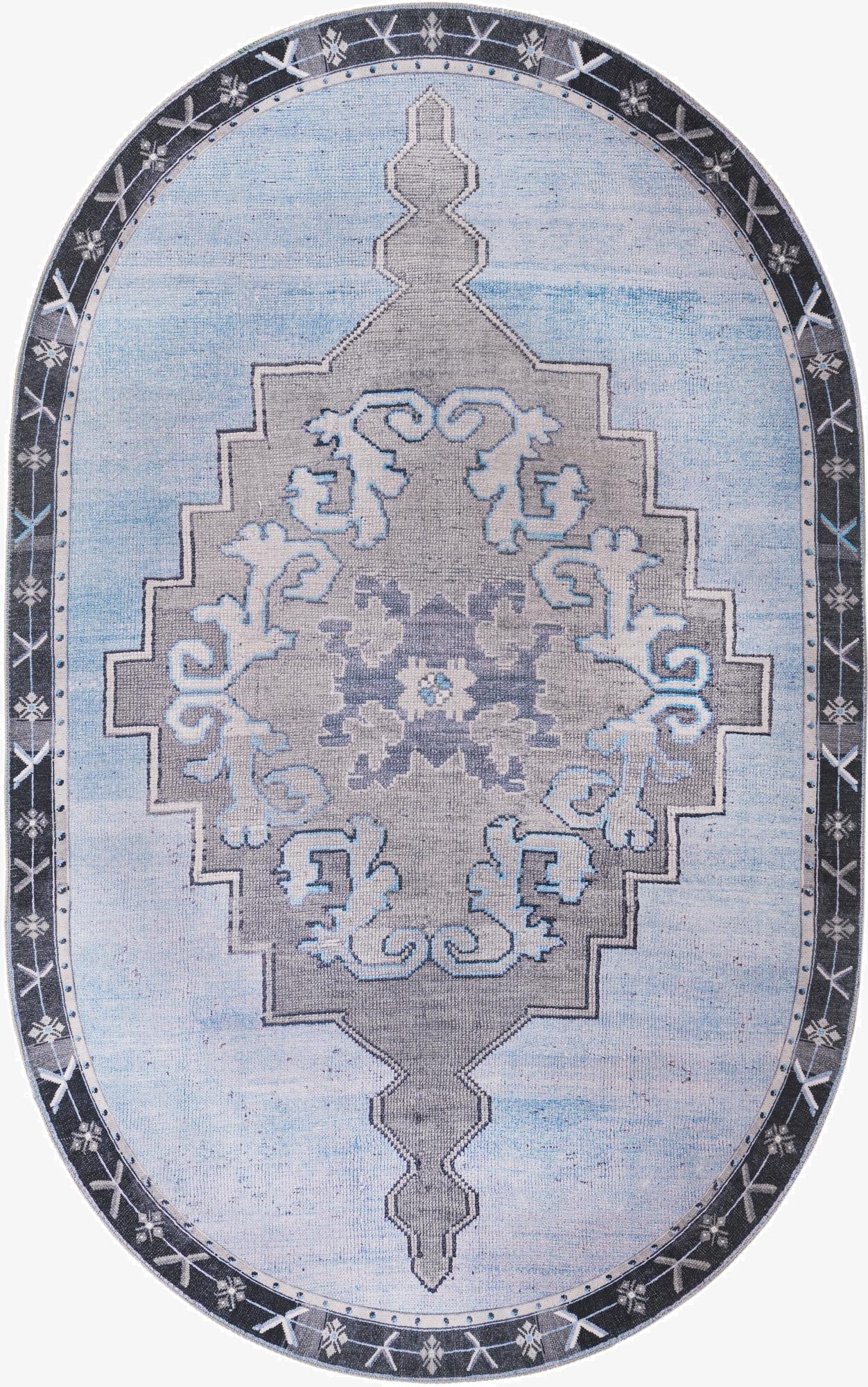 5' x 8' Timeless Oval Rug