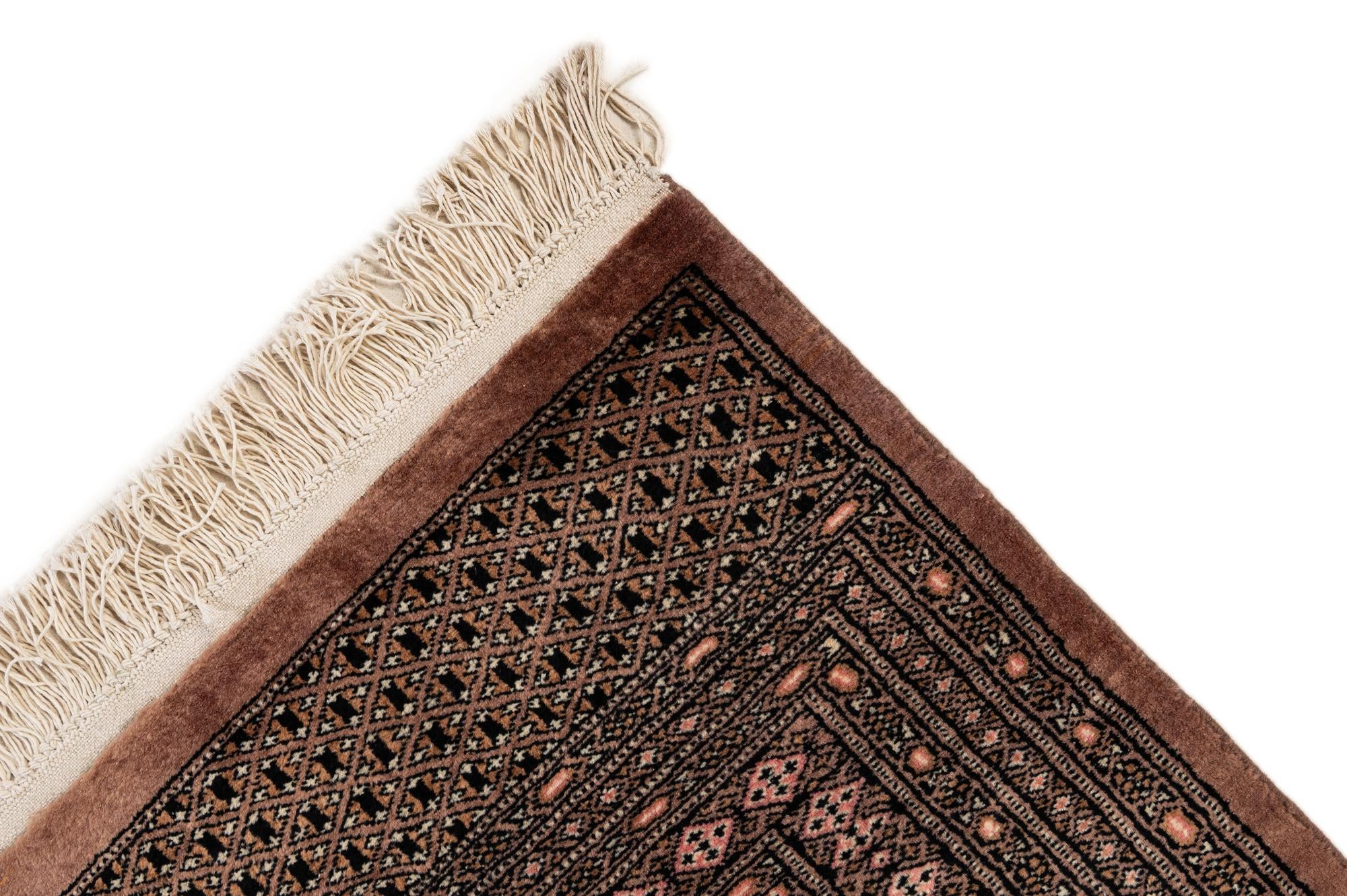 4' 4 x 6' 2 Hand Knotted Bokhara Wool Rug