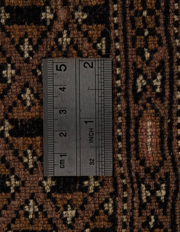 Detail image of 4' 4 x 6' 2  Hand Knotted Bokhara Wool Rug