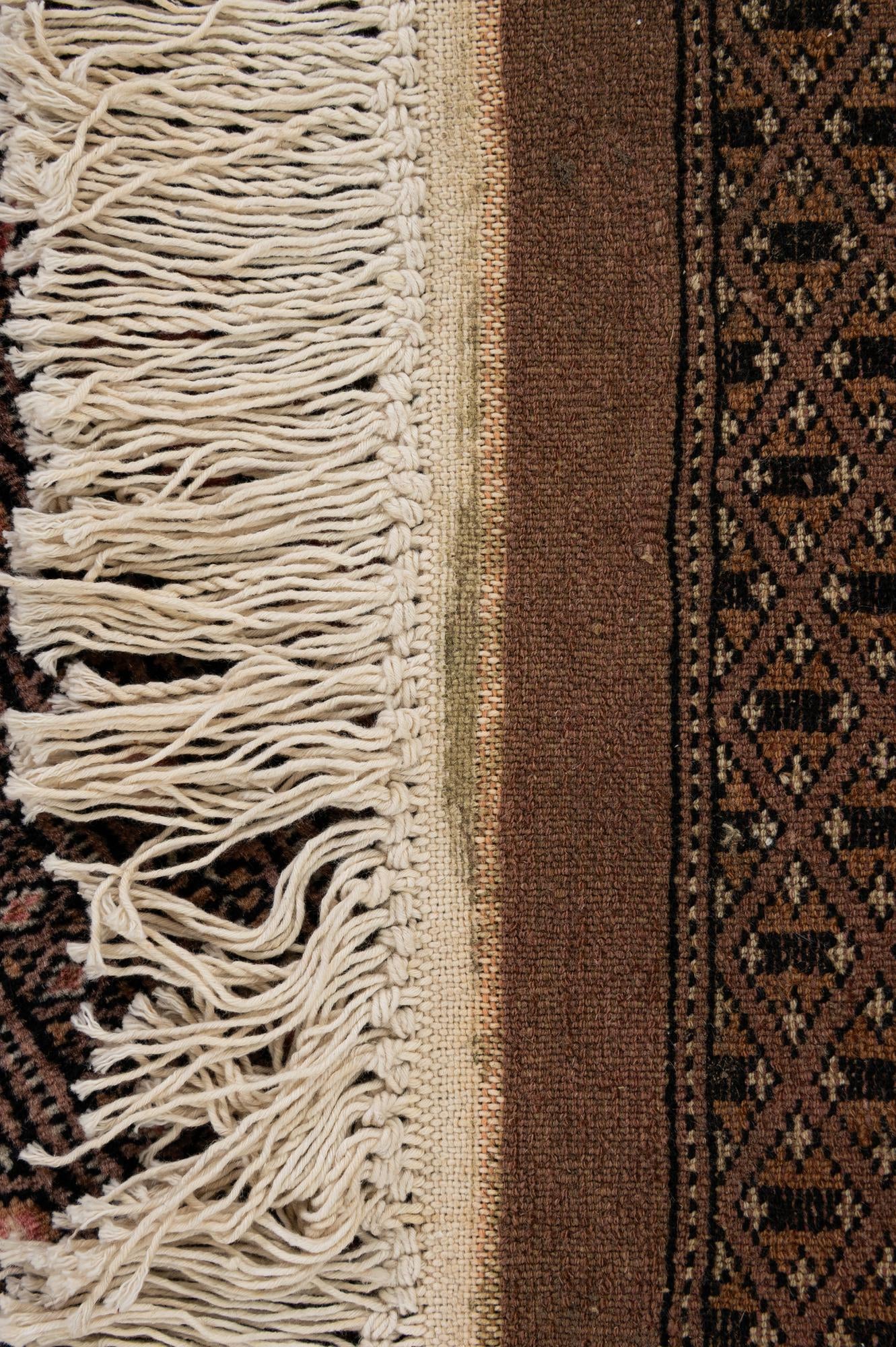 4' 4 x 6' 2 Hand Knotted Bokhara Wool Rug