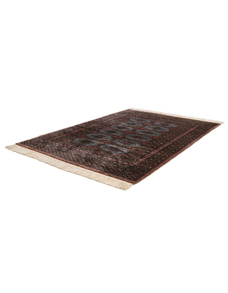 Detail image of 4' 4 x 6' 2 Hand Knotted Bokhara Wool Rug