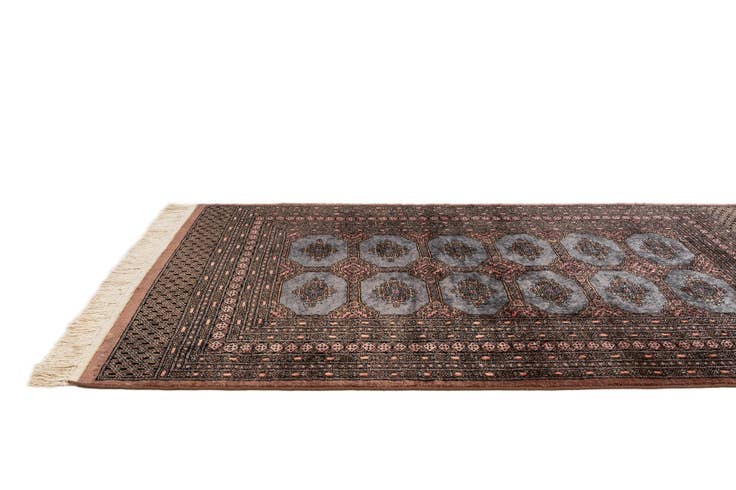 Detail image of 4' 4 x 6' 2 Hand Knotted Bokhara Wool Rug