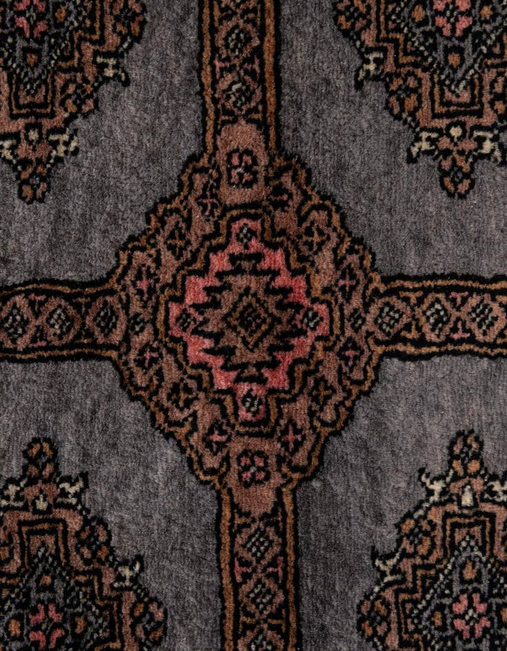 Detail image of 4' 4 x 6' 2  Hand Knotted Bokhara Wool Rug