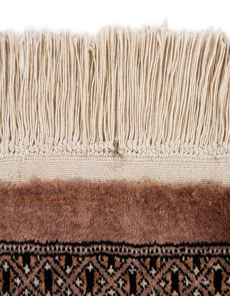 Detail image of 4' 4 x 6' 2  Hand Knotted Bokhara Wool Rug