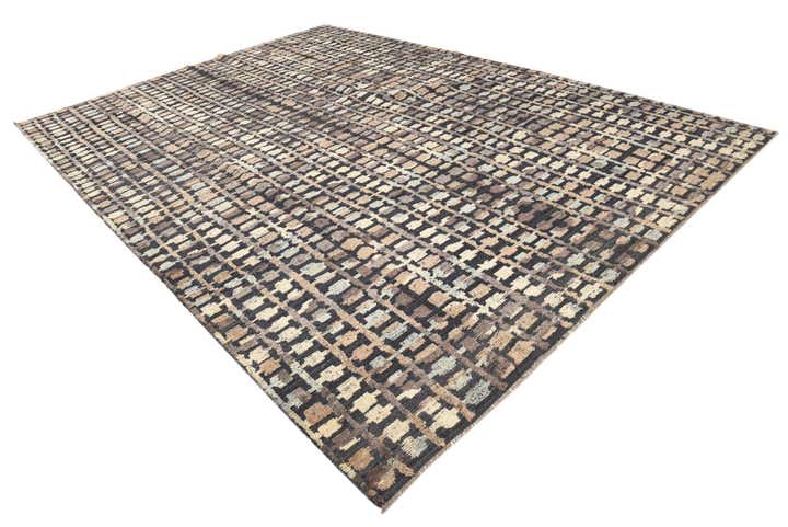 10' 2 x 14' 2 Hand Knotted Darya Wool Rug