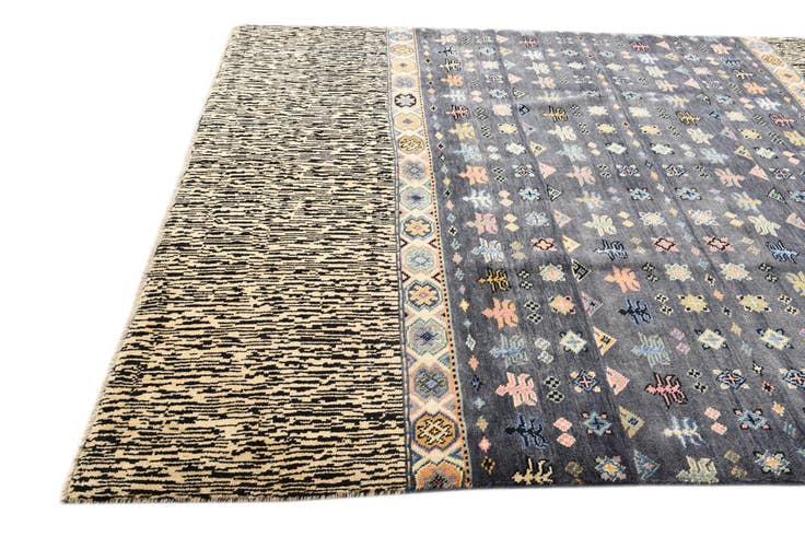 Detail image of 8' x 10' 2 Hand Knotted Darya Rug