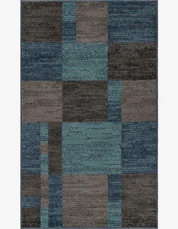 Blue Gray Equinox Rug